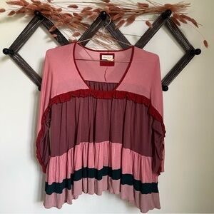 Meadow Rue for Anthropologie Ruffle Top